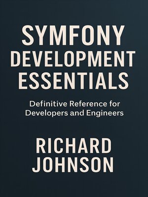 cover image of Symfony Development Essentials